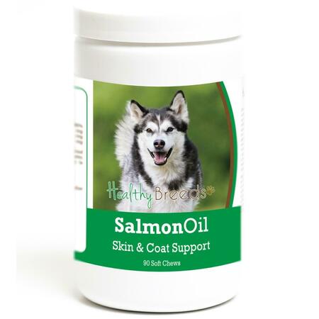 HEALTHY BREEDS Alaskan Malamute Salmon Oil Soft Chews, 90PK 192959016020